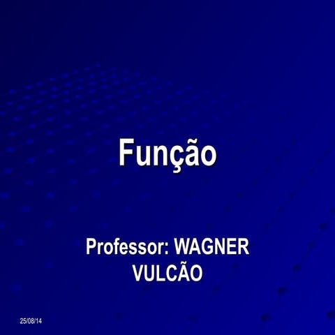 Função do 1º grau em ppt