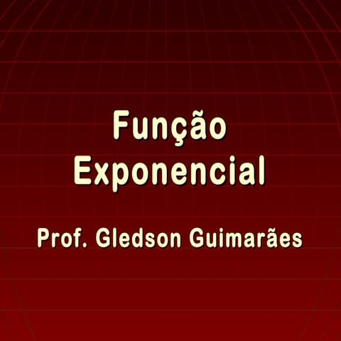 Função exponencial
