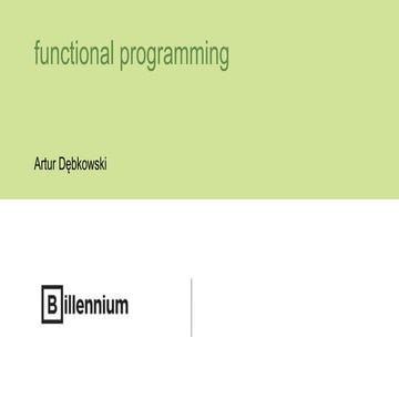 functional programming | PPT