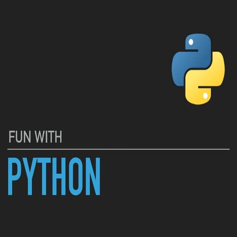 Fun with Python | PPT