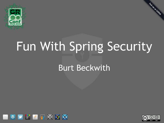 Fun With Spring Security