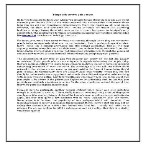 Funyo Video Chat | PDF