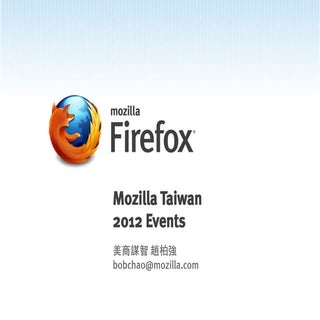 FUParty - Mozilla Taiwan 2012 Events