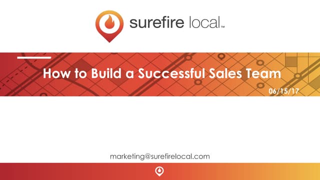 How To Build A Successful Sales Team How to Build a Successful Sales Team | PPT