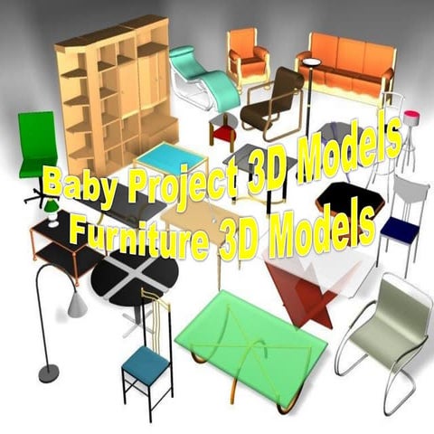 Furniture 3 d models