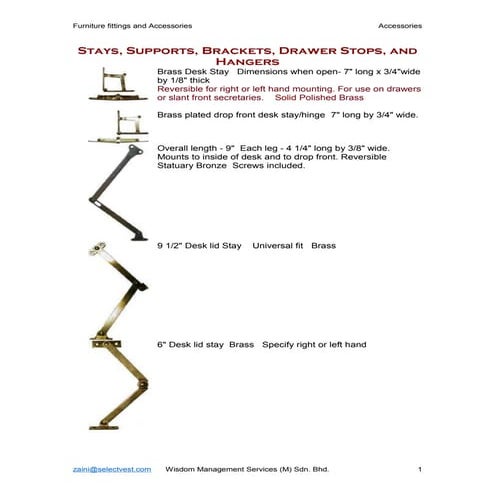 Furniture accessories 2