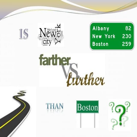 Farther vs. Further