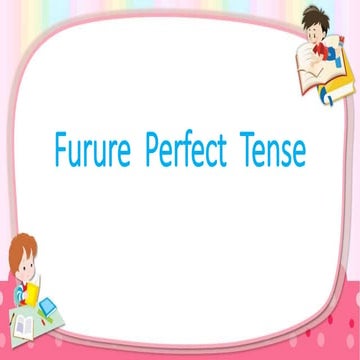 Furure  perfect  tense