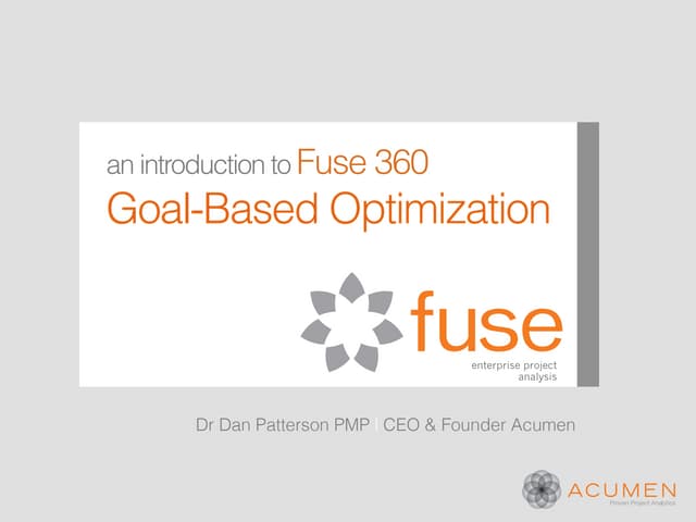 Dr. McNatty Webinar: An Introduction to Acumen 360
