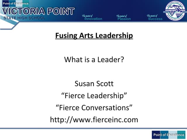Fusing Arts Leadership in Schools