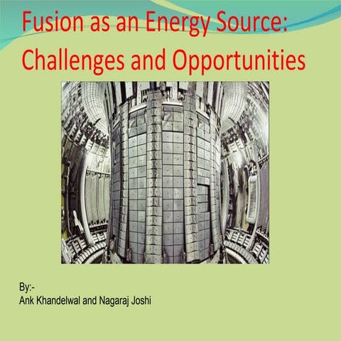 How a Fusion Reactor Works | PDF