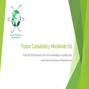 Fusion Consultancy Worldwide - Company Information 