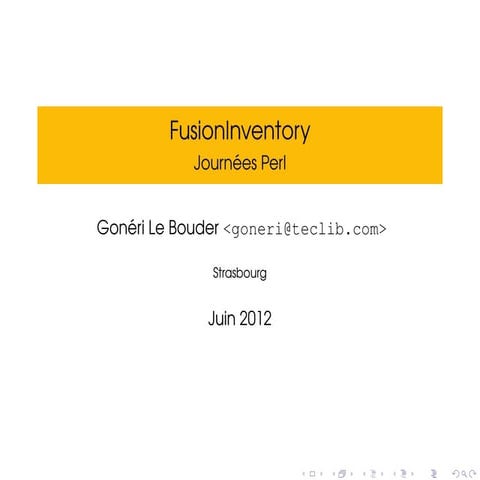 Fusioninventory journees-perl-2012