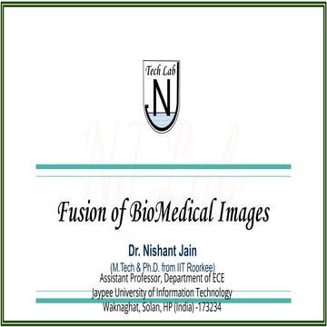 Fusion of biomedical images
