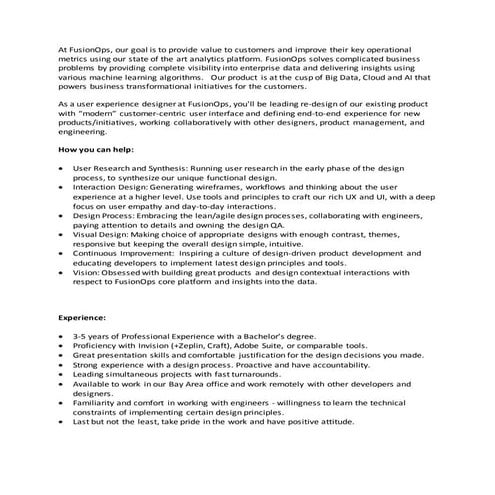 Fusionops UX position (richard.goldstein@fusionops.com