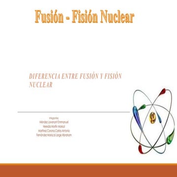 Fusion y fision
