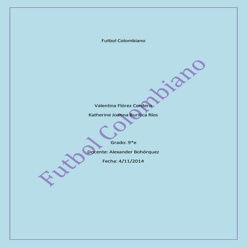 Futbol colombiano