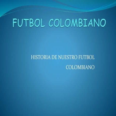 Futbol colombiano