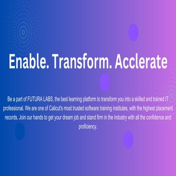 Futura Labs___ Leading Software Training Institute