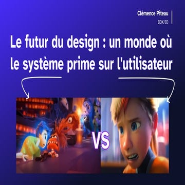 Le futur du design : un monde où le système prime sur l'utilisateur | PDF
