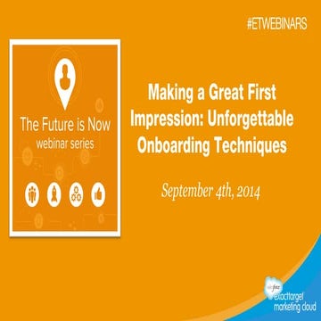 Making a Great First Impression: Unforgettable Onboarding Techniques | PDF