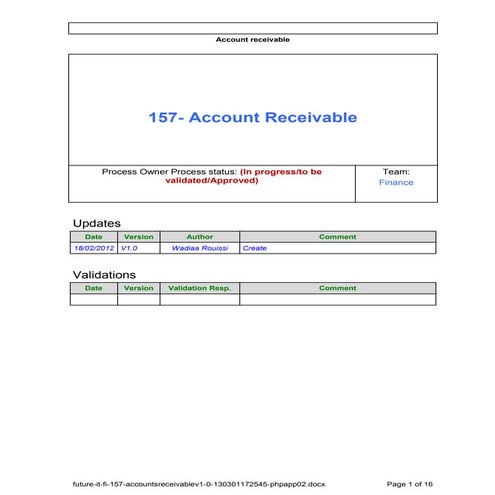 Future it -fi-157- accounts receivable  v1.0