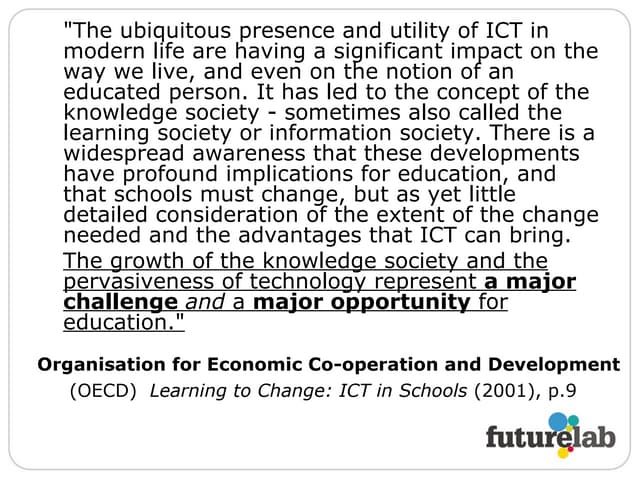 Future learners, future learning spaces