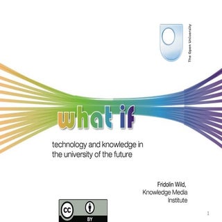 What if...? Technology and Knowledge in the University of the Future