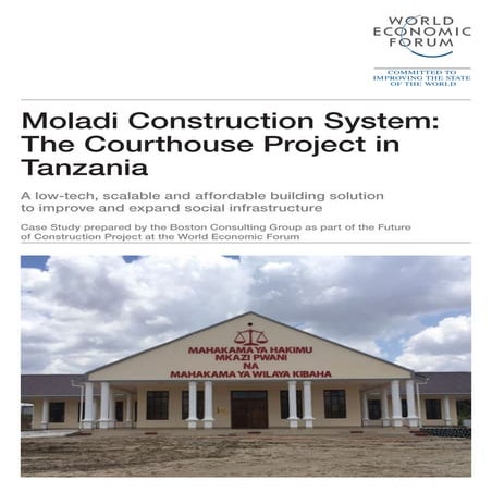 Future of construction World Economic Forum moladi