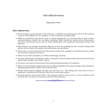 Future of development aid