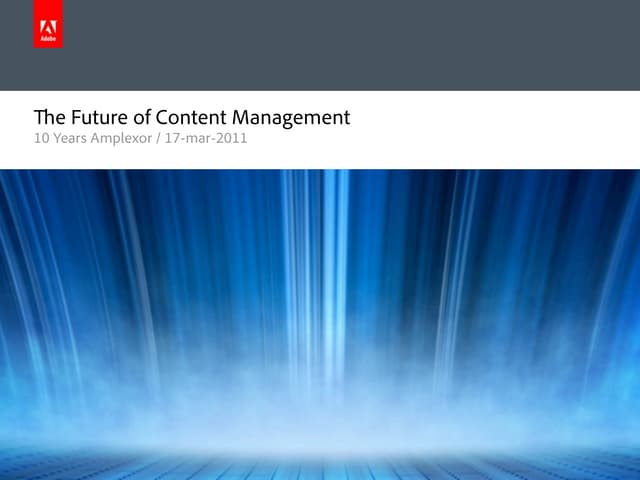 The Future of ECM