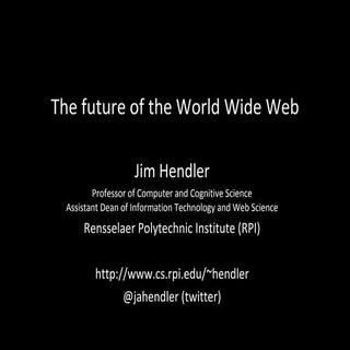 Future of the World WIde Web (India)