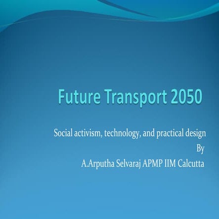 Future Transport 2050