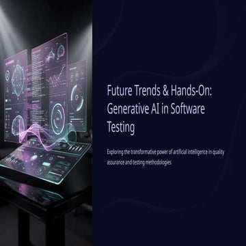 Introduction to Generative AI in Software Testing | PPTX