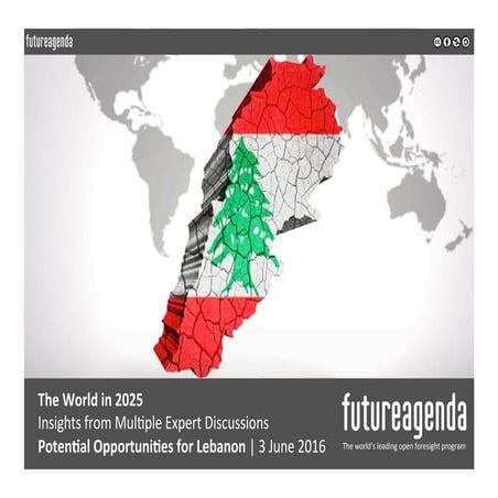 Future Agenda - The world in 2025 - Opportunities for Lebanon - Beirut 03 06 15