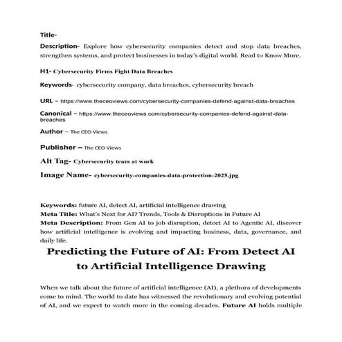 Unlocking the Future: Strategic Artificial Intelligence Consulting for Enterp...