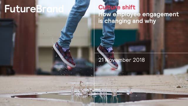 Culture Shift: an introduction to Employee Engagement