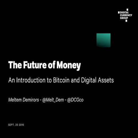 The Future of Money - MIT MediaLab Class