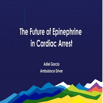 El futuro de le epinefrina,futureEpinephrine.pptx