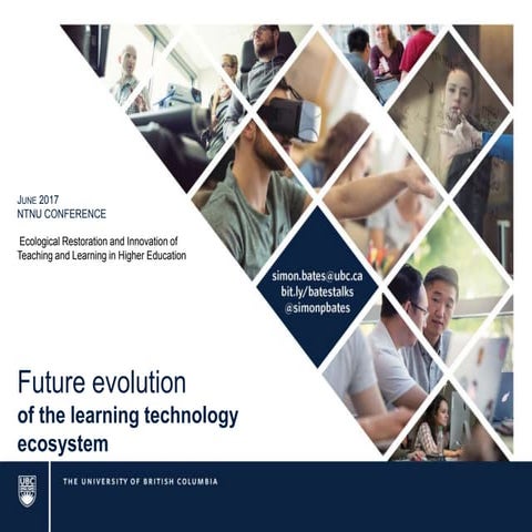 Future evolution of the learning technology ecosystem