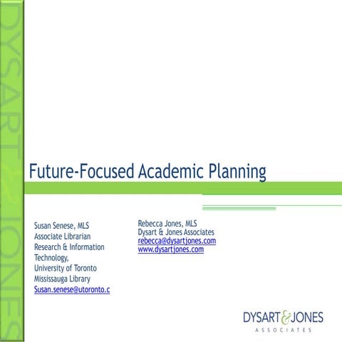Future-Focused & Staff-Directed Strategic Planning
