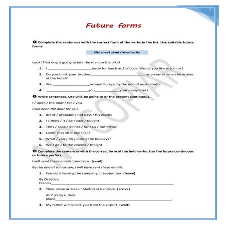 Future forms | PDF