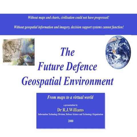 Future Defence Geospatial Environment Future [2000]