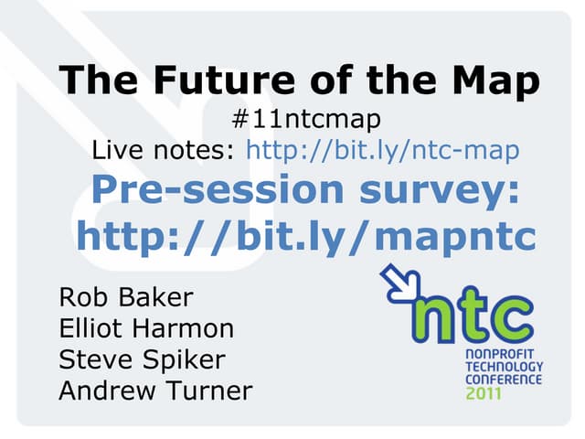 The Future of the Map