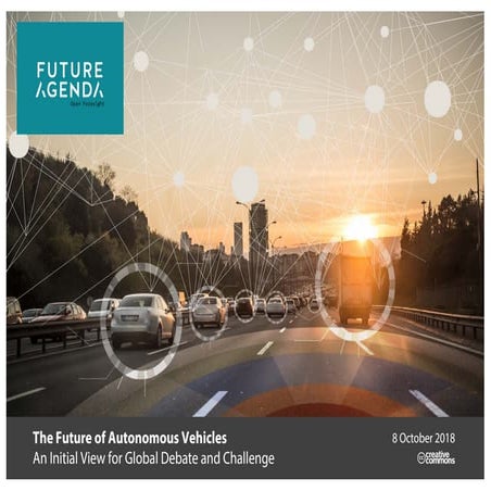 Future of autonomous vehicles   initial perspective - 8 october 2018