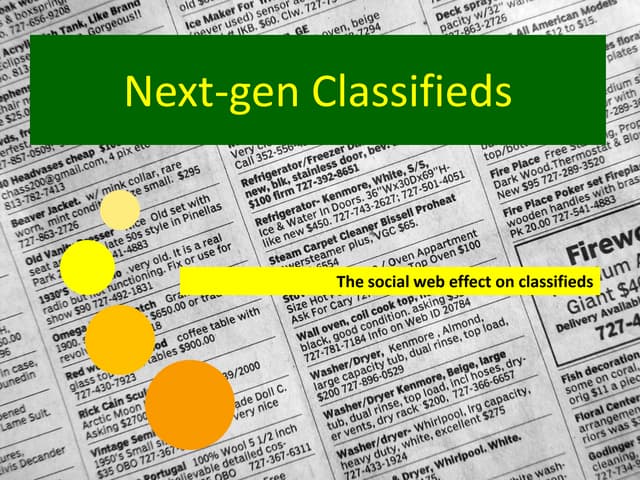 Future Of Classifieds