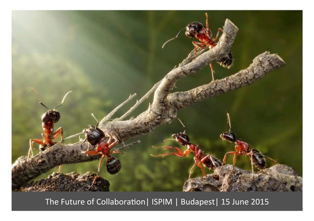Future of Collaboration - ISPIM - Budapest - 15 June 2015