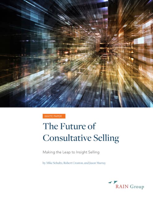 Future of consultative selling