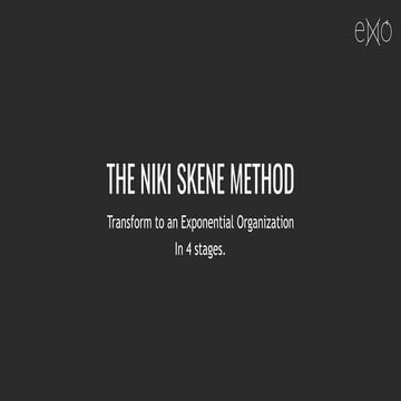 A brief introduction to LEAD - The Niki Skene Method