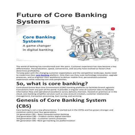 Future of Core Banking Systems-M2P Fintech